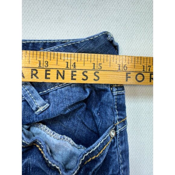 Amethyst Jeans Womens Distressed Skinny Jeans Size 11 Blue Denim Streetwear - Picture 9 of 15